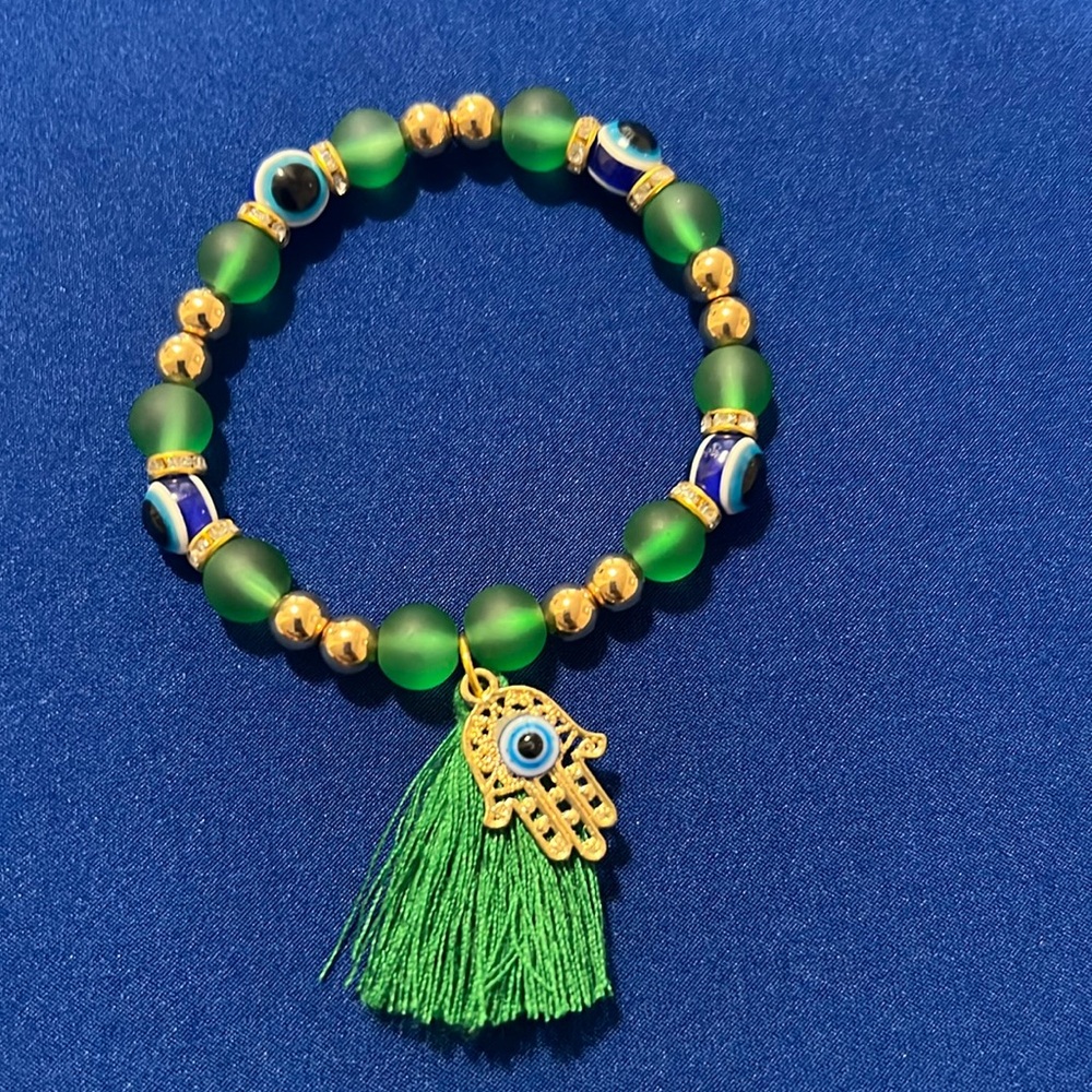 Green Eye Bracelet